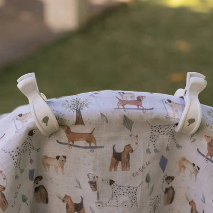 Emotion &amp; Kids - White Pram Clip Set