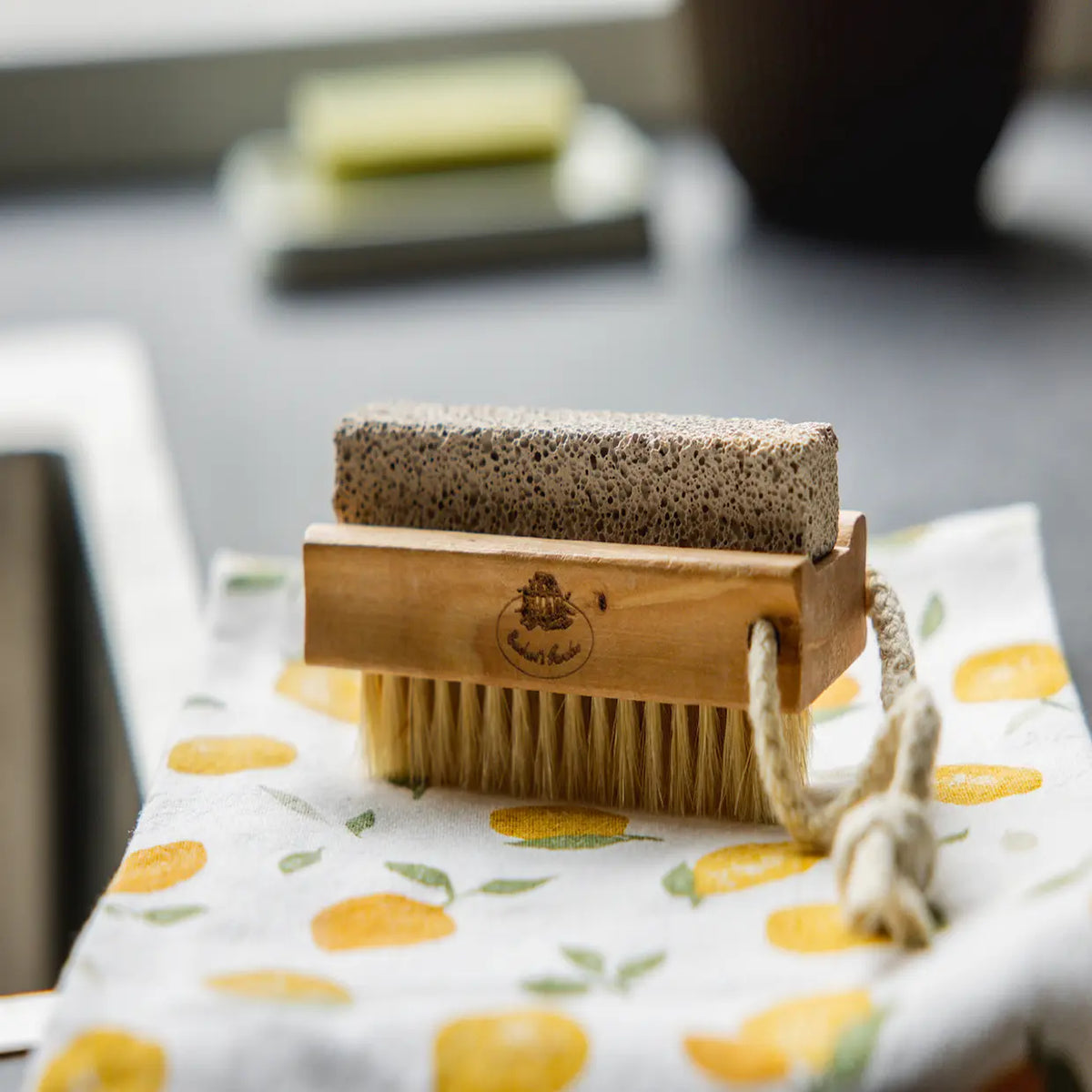 Nail Brush with Pumice