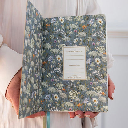 Bespoke Letterpress - 2027 Weekly Planner Notebook, Willowmere