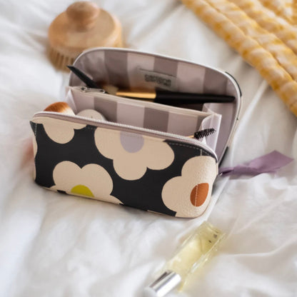 Caroline Gardner - Multi Flower Flat Lay Cosmetic Bag