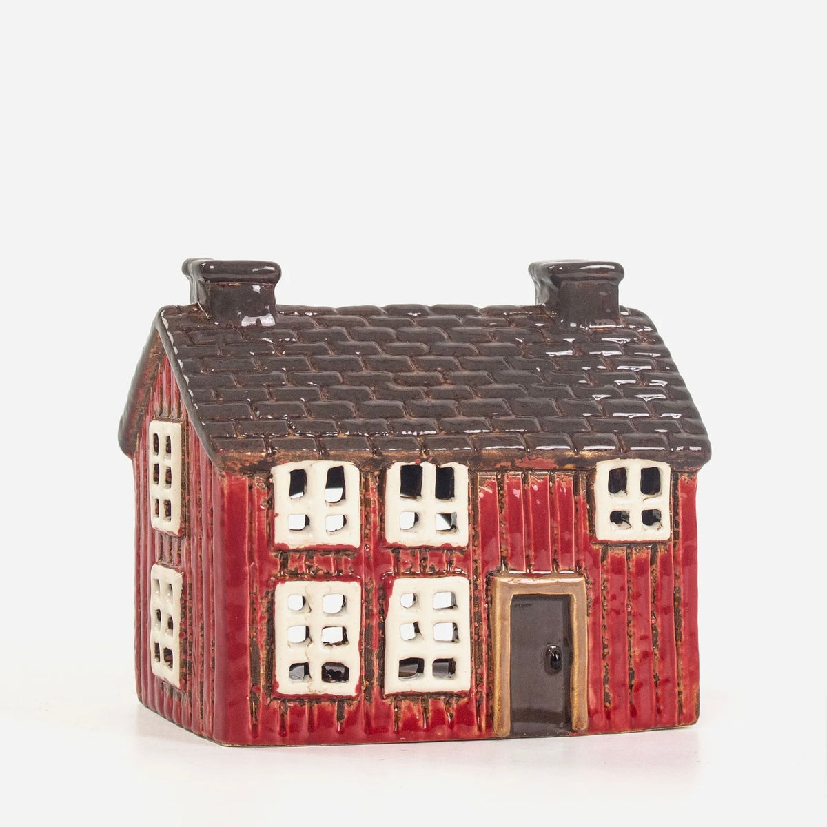 Nordgard Tea Light Village - Torp Red Cottage