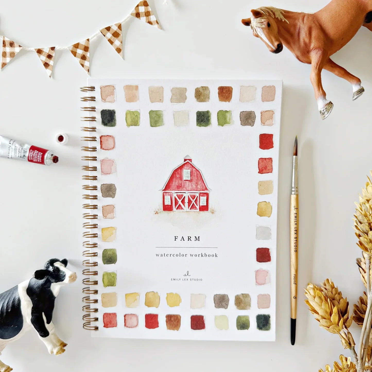 Emily Lex Studio - Farmhouse Watercolour Workbook