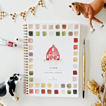 Emily Lex Studio - Farmhouse Watercolour Workbook