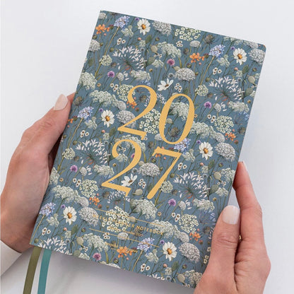 Bespoke Letterpress - 2027 Weekly Planner Notebook, Willowmere