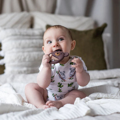 Emotion &amp; Kids - Dusky Blue Bear Teether