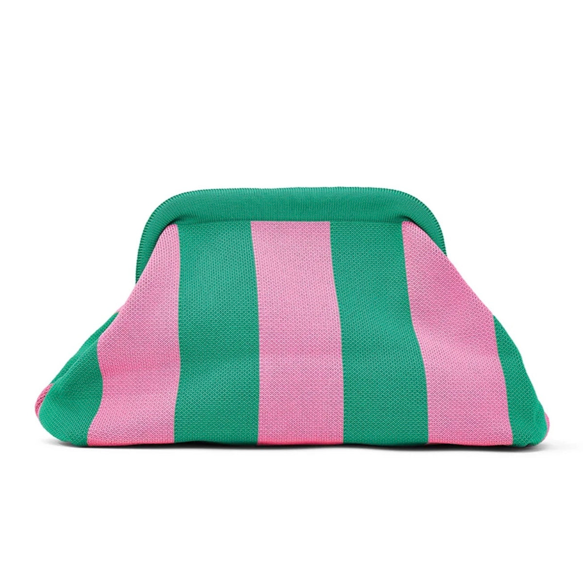 The Dumpling Clutch - Pink/Green