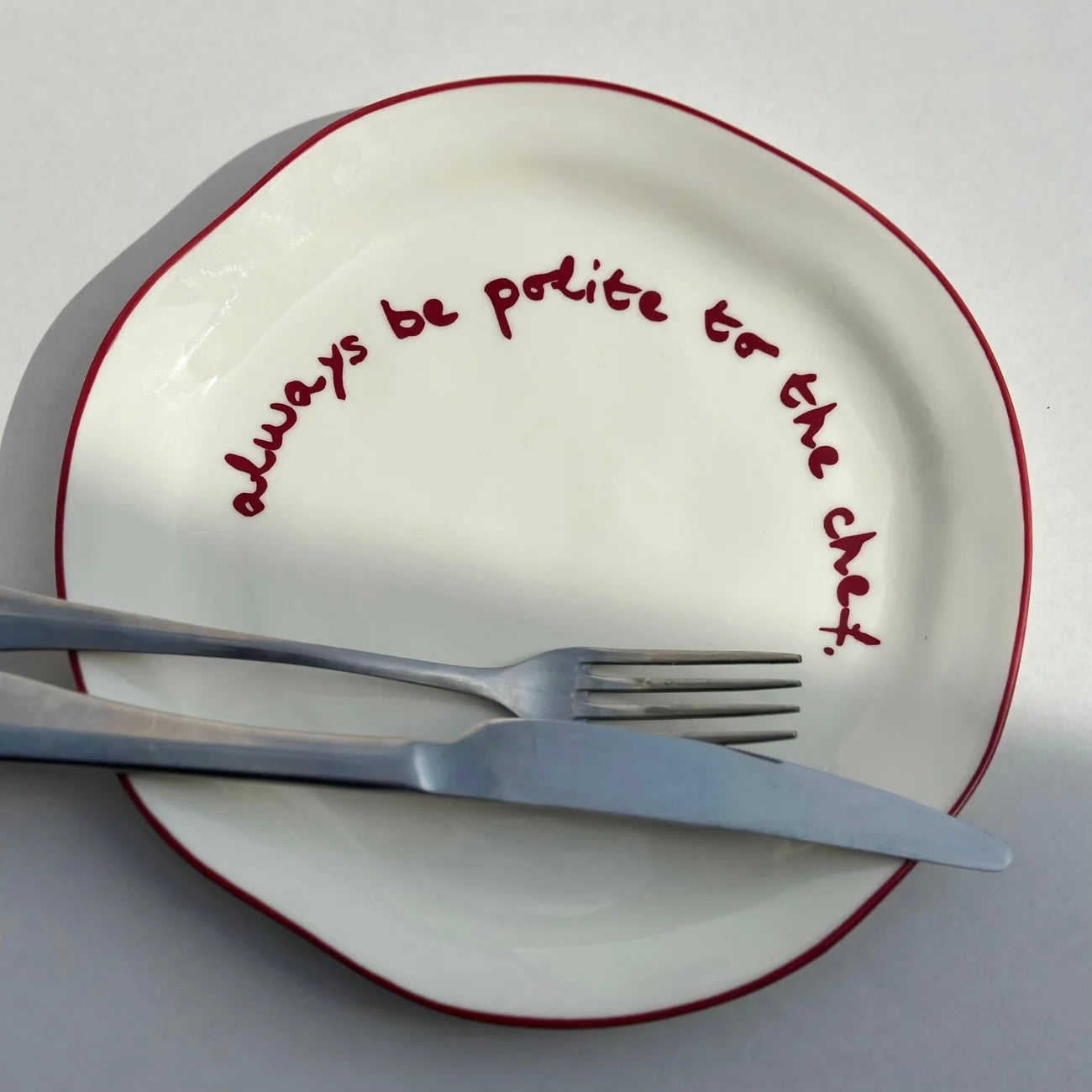 Maegen - Statement Plate, Be Polite