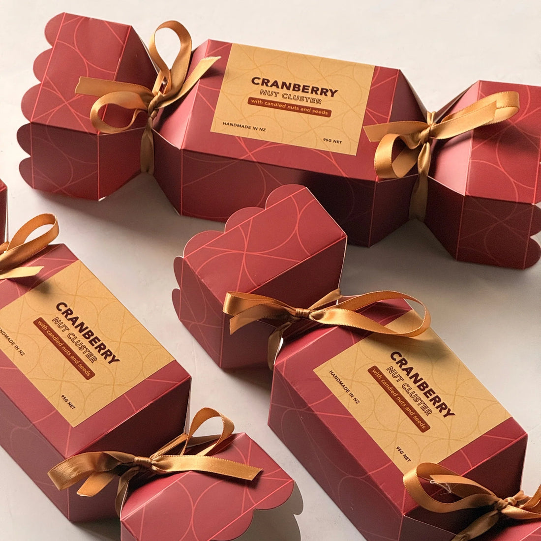 Asian Food Republic - Cranberry Nut Cluster Christmas Cracker