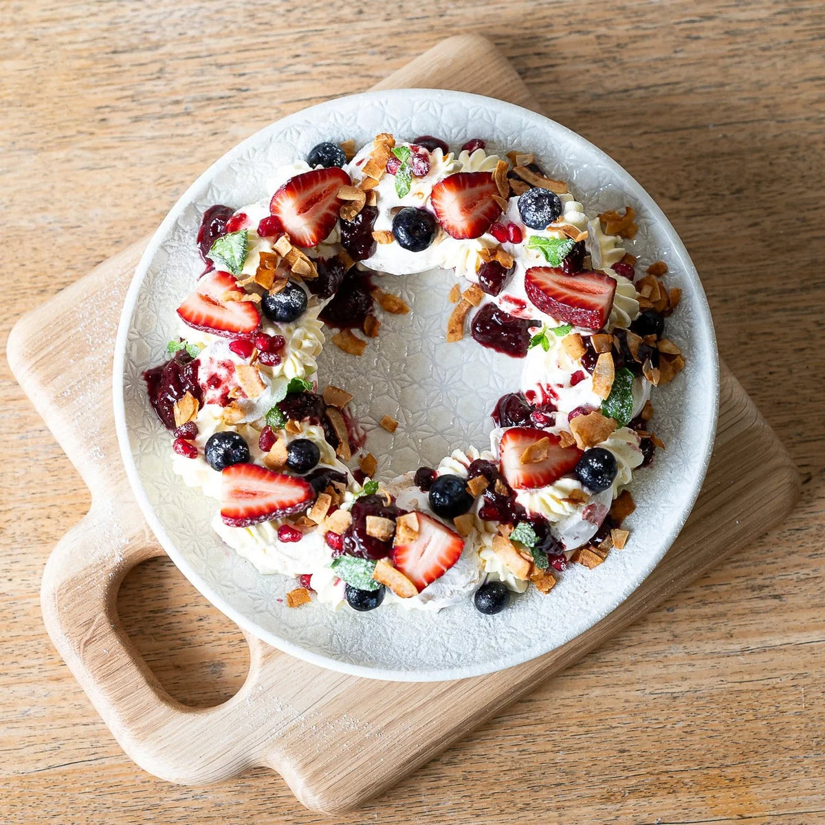 The Food Republic - Cranberry Mini Pavlovas
