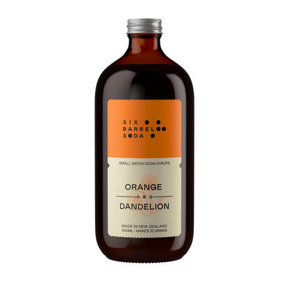 Six Barrel Soda - Orange &amp; Dandedion Syrup