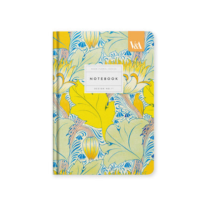 V&amp;A - A5 Hard Cover Notebook, Neon Floral Arts &amp; Crafts