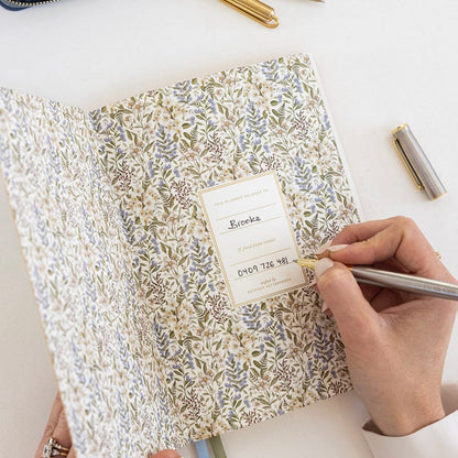 Bespoke Letterpress - 2027 Weekly Productivity Planner, Forget Me Not