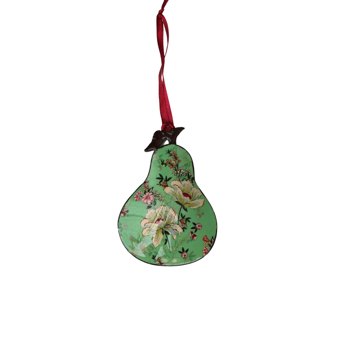 Floral Hanging Enamel Apple & Pear