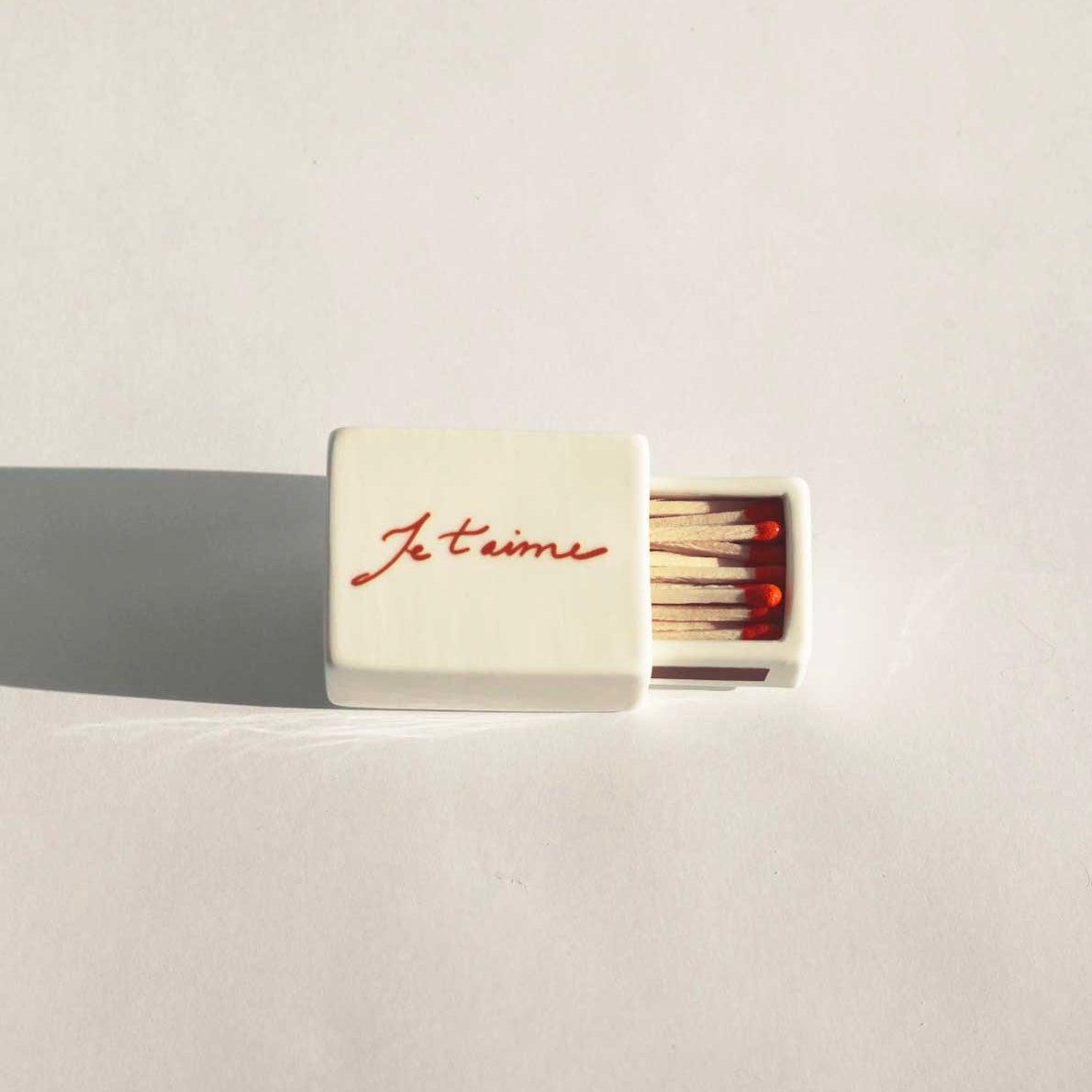 Ceramic Matchbox - Je T&