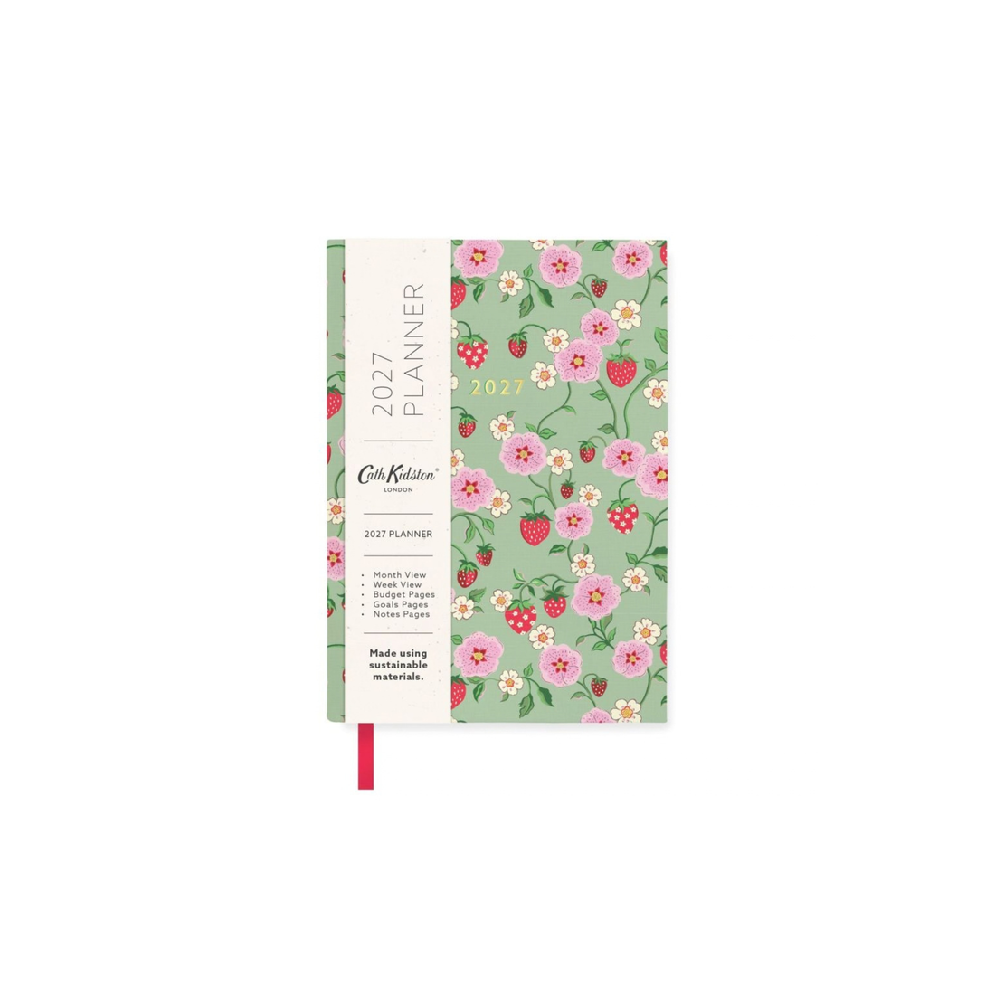 Cath Kidston - Strawberry Green A6 2027 Diary