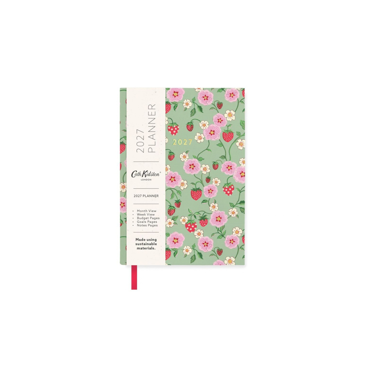 Cath Kidston - Strawberry Green A6 2027 Diary