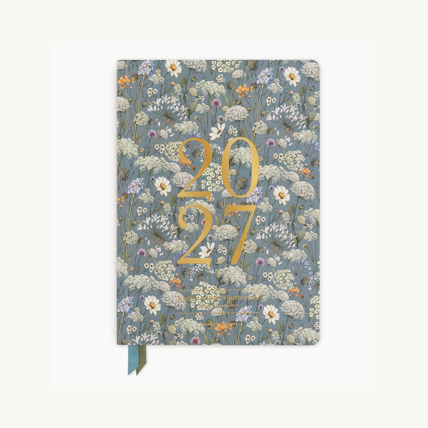 Bespoke Letterpress - 2027 Weekly Planner Notebook, Willowmere