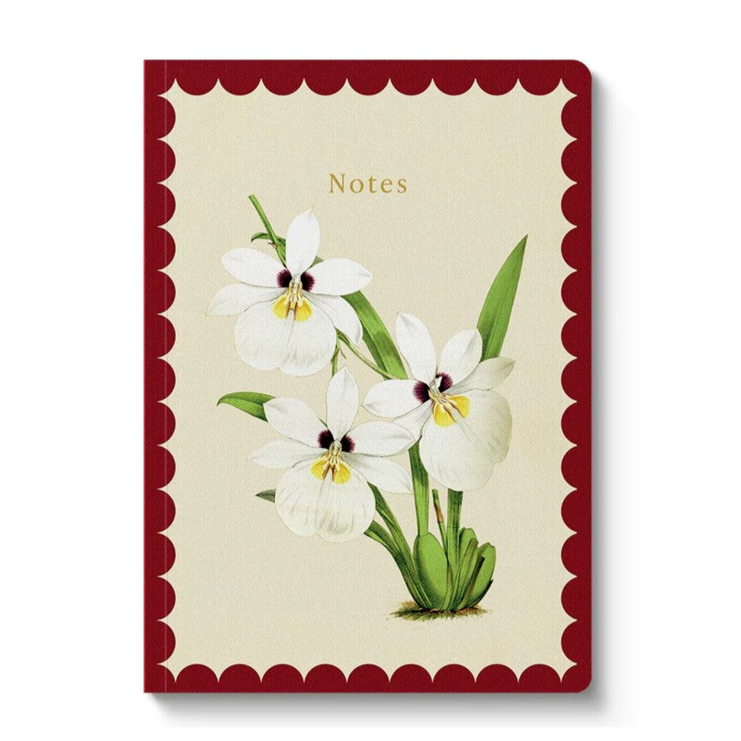 Kaleido - A5 Soft Cover Notebook, White Orchid