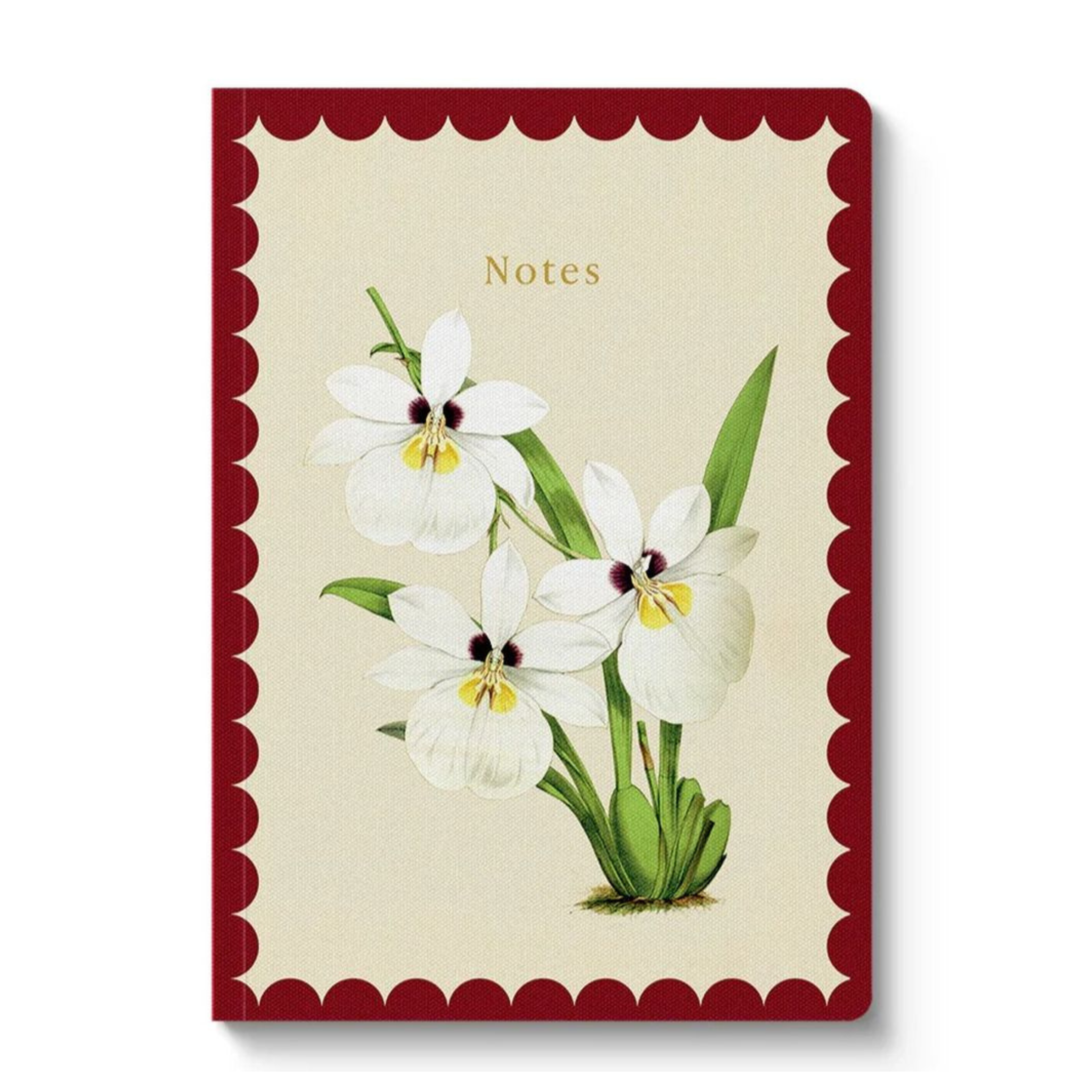 Kaleido - A5 Soft Cover Notebook, White Orchid