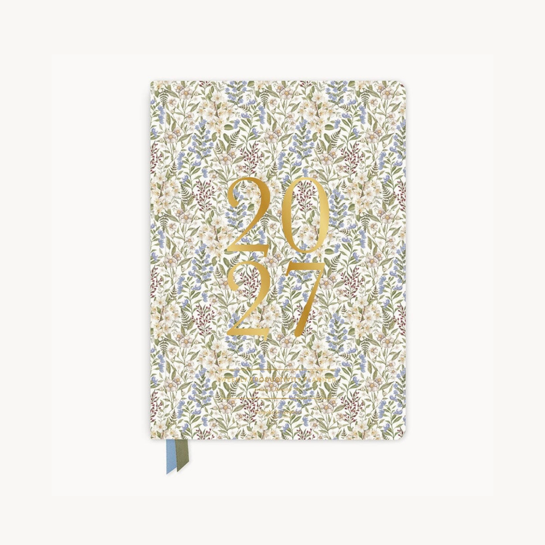 Bespoke Letterpress - 2027 Weekly Productivity Planner, Forget Me Not
