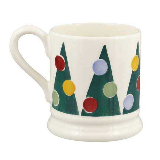 Emma Bridgewater - Christmas Polka Trees ½ Pint Mug