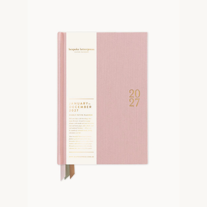 Bespoke Letterpress - 2027 Petite Planner, Primrose