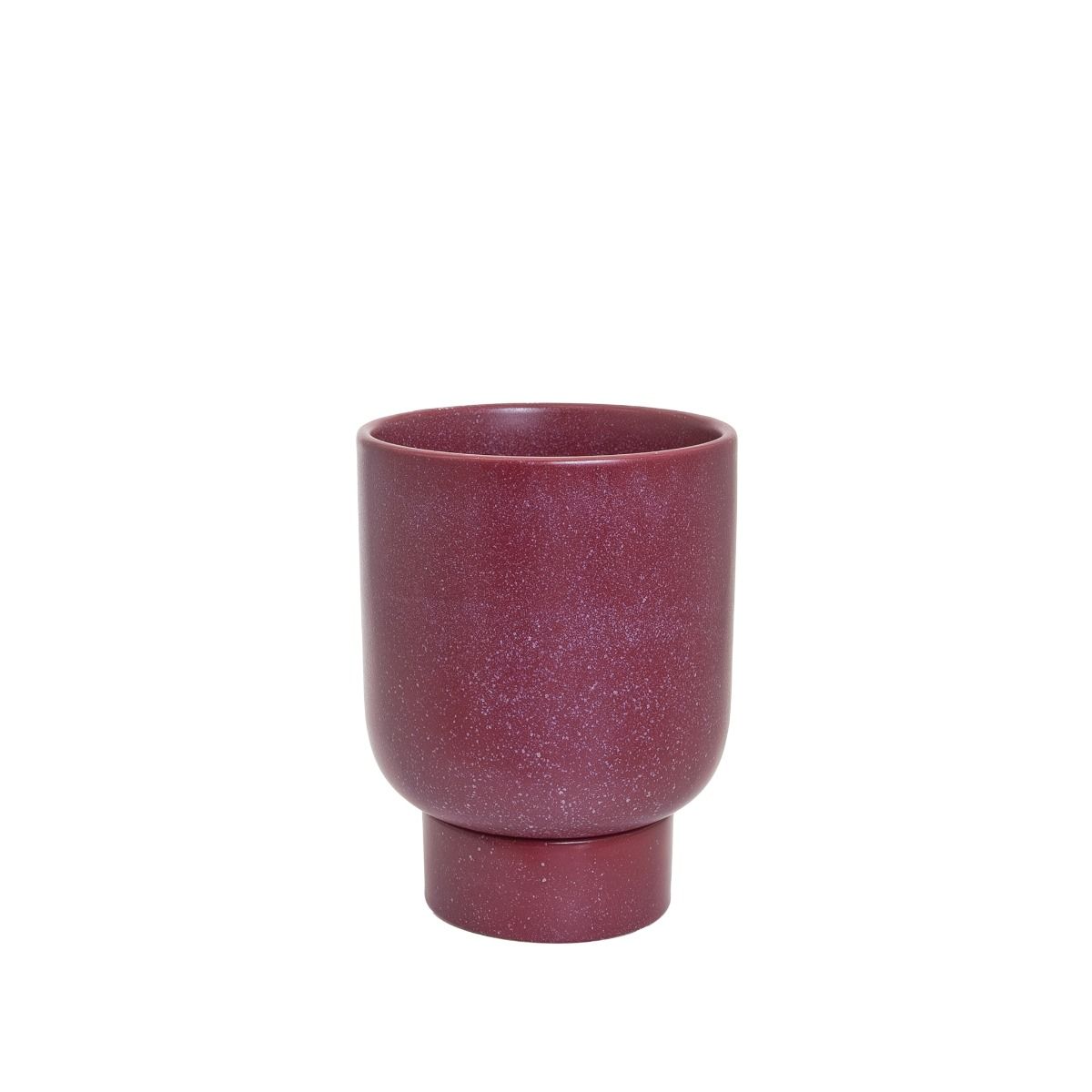 Potted - Small Comet Planter Pot, Ruby