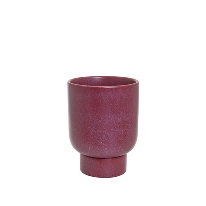 Potted - Small Comet Planter Pot, Ruby