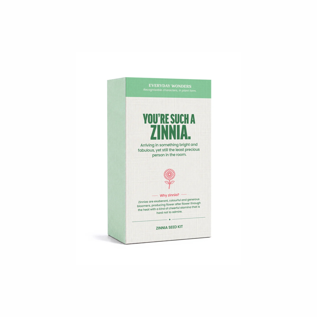 Everyday Wonders - Personality Inspired Seed Kits, Zinnia