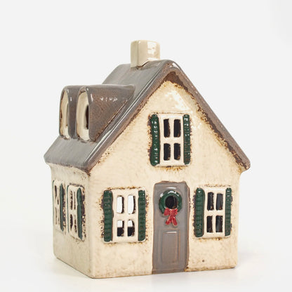Nordgard Tea Light Village - Villa with Bow Wreath