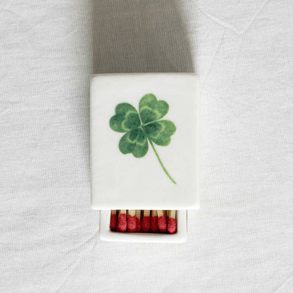 Ceramic Matchbox - Clover