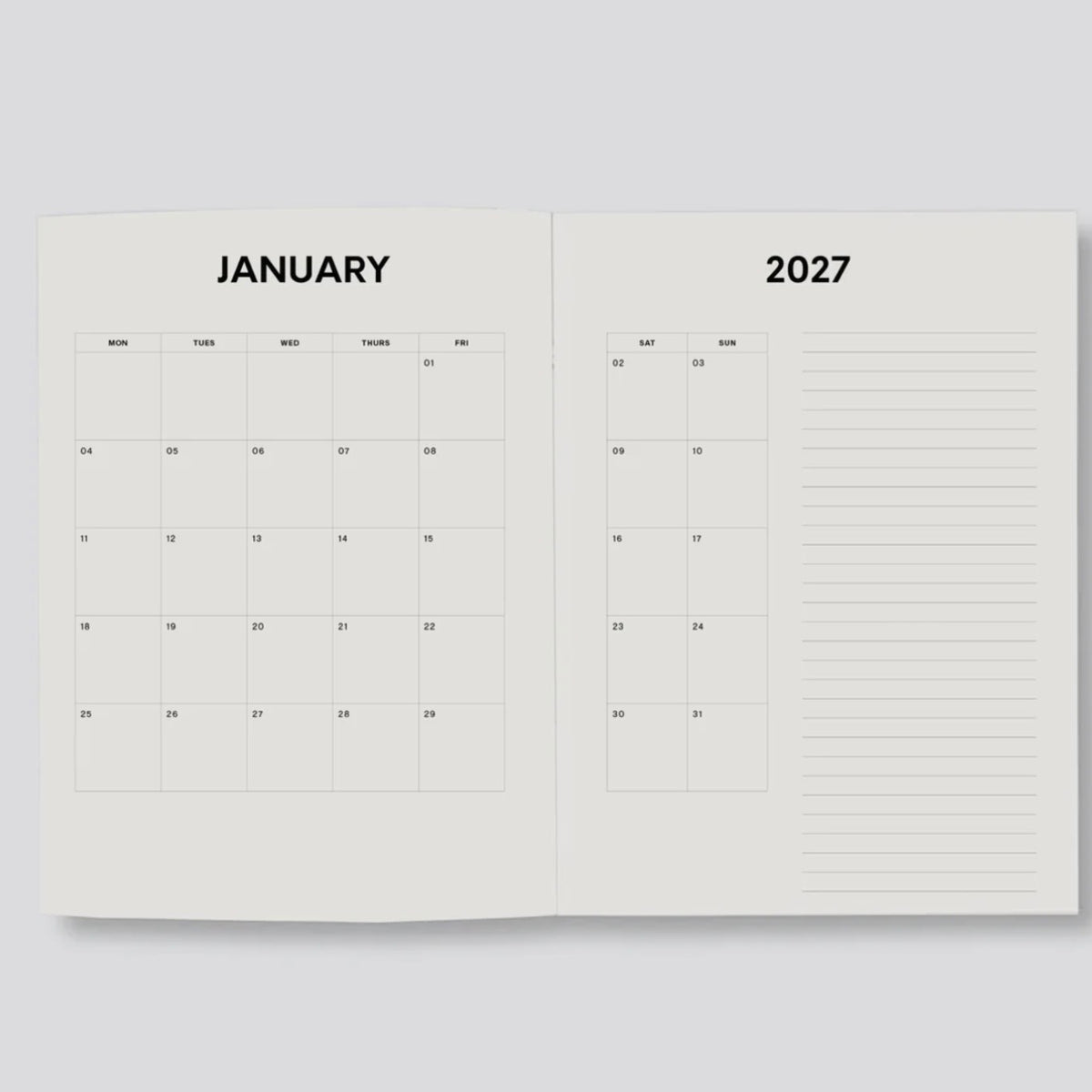 Lettuce - 2027 Daily Diary, Berry &amp; Bloom