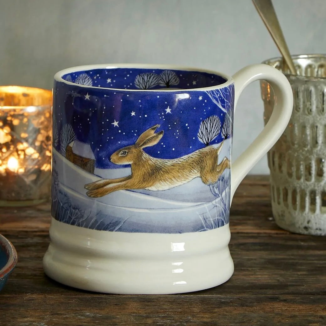 Emma Bridgewater - Midnight Hare ½ Pint Mug