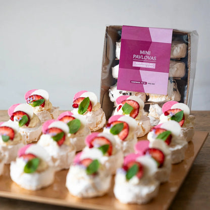 The Food Republic - Cranberry Mini Pavlovas