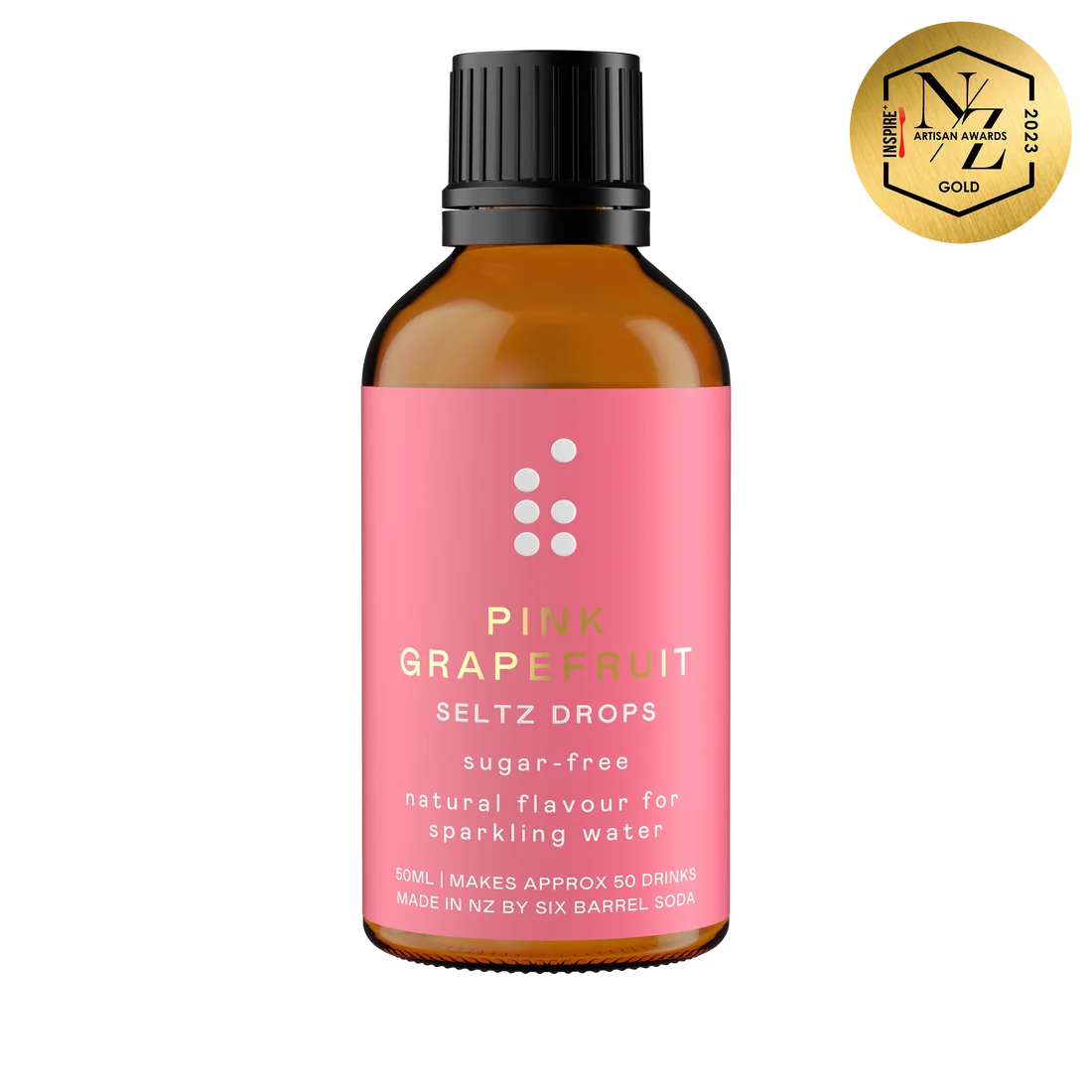 Six Barrel Soda - Pink Grapefruit Seltz Drops