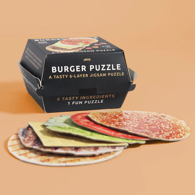 6 Layer Burger Puzzle