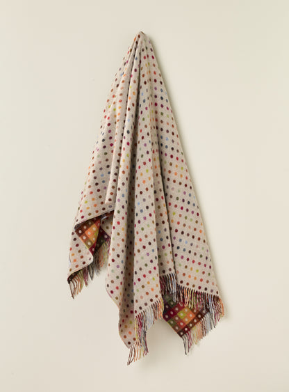 Bronte by Moon - Pure Wool Throw, Spot Check