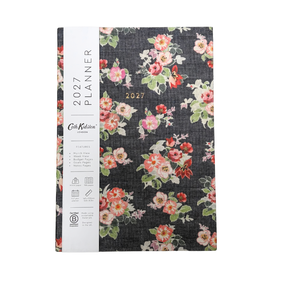 Cath Kidston - Floral Navy A5 2027 Soft Cover Diary