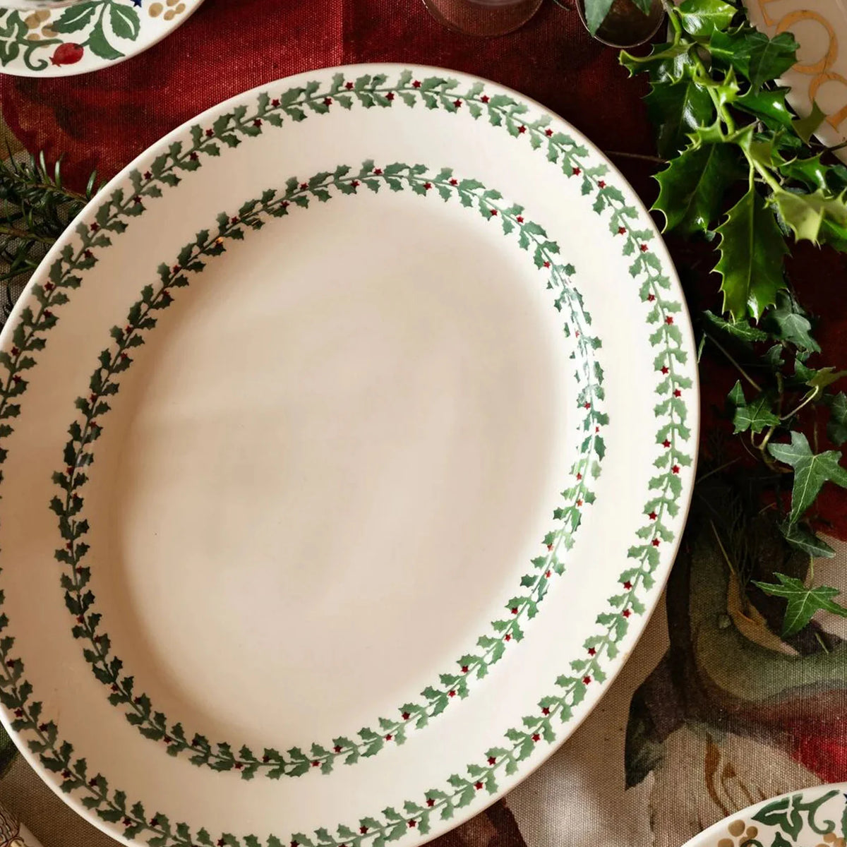 Emma Bridgewater - Tiny Holly Oval Platter