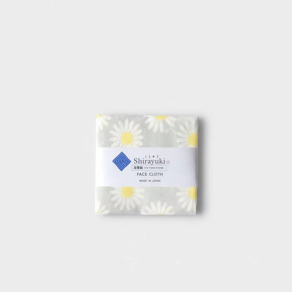 Shirayuki - Japanese Floral Face Cloth