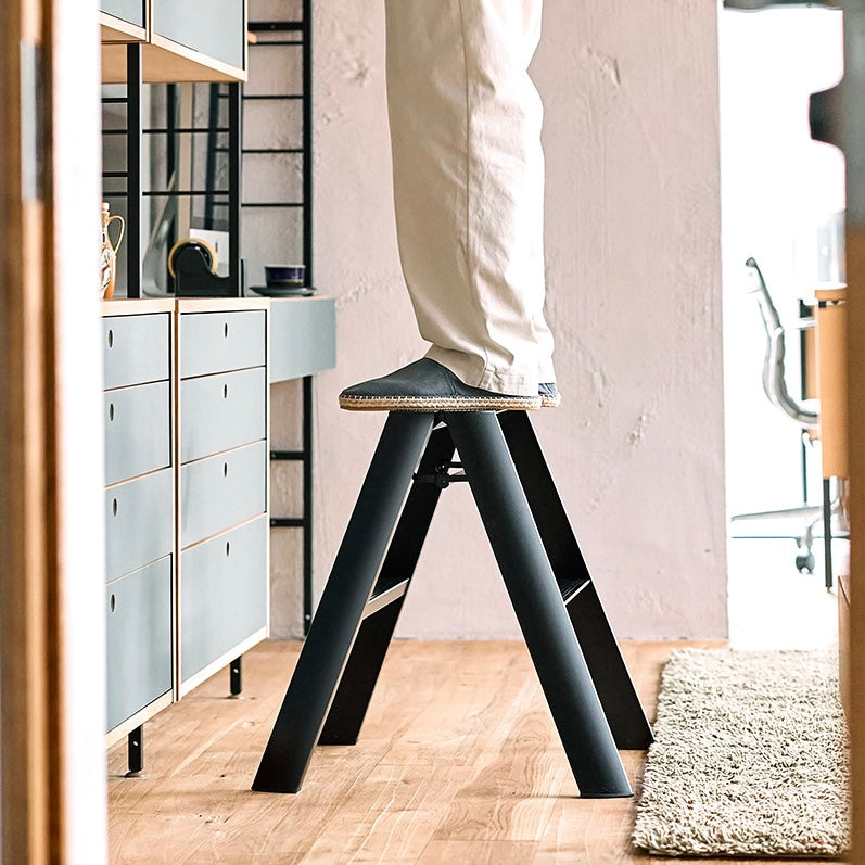 Lucano 2 Step Ladder - Mustard Yellow