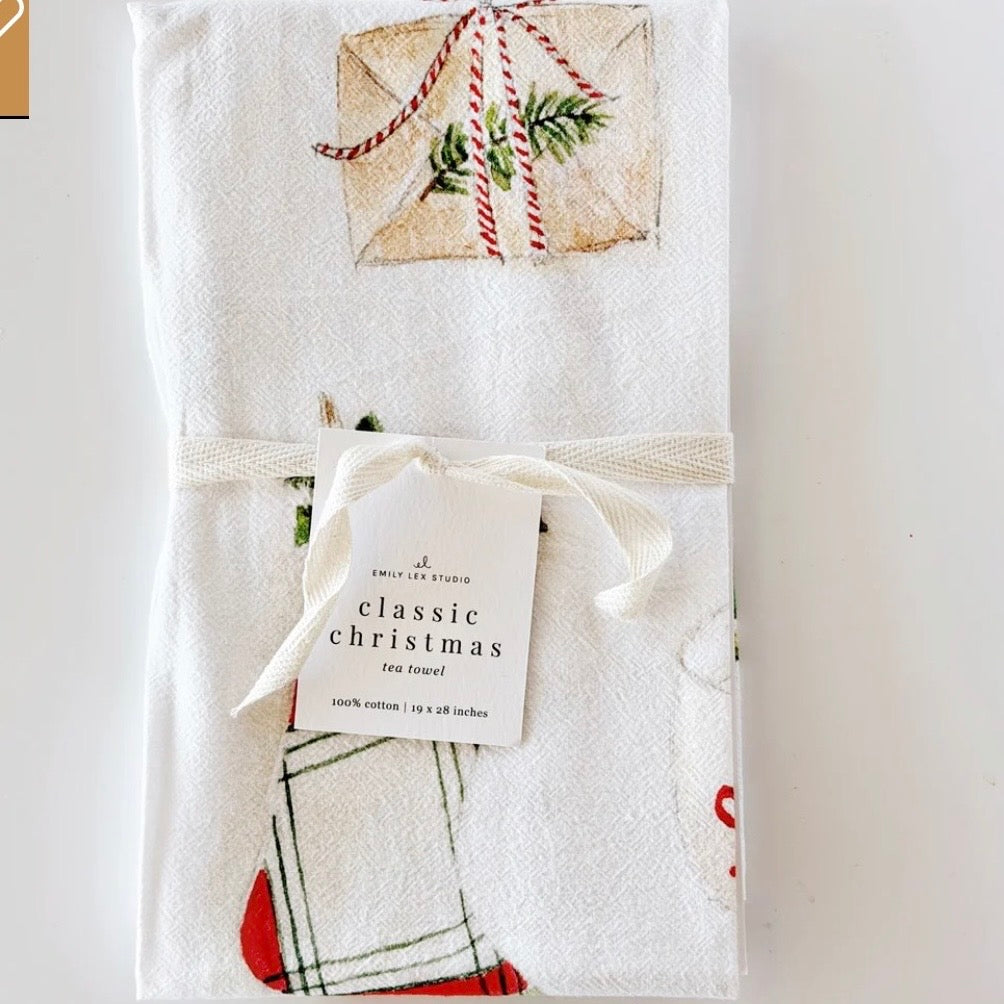 Emily Lex Studio - Classic Christmas Tea Towel