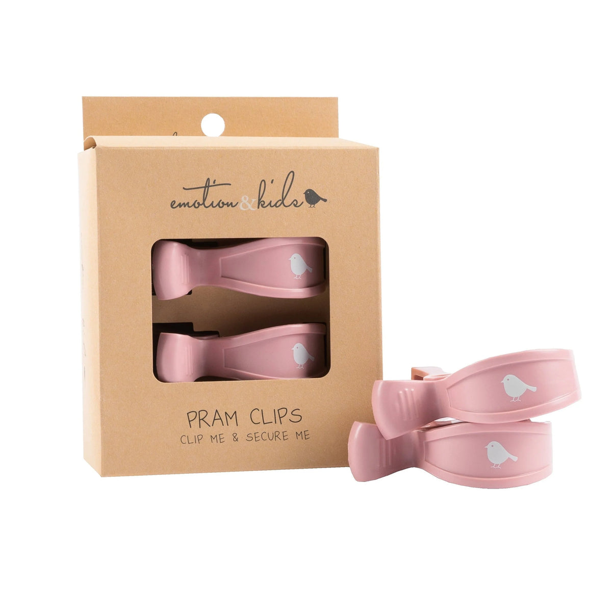 Emotion &amp; Kids - Blush Pram Clip Set