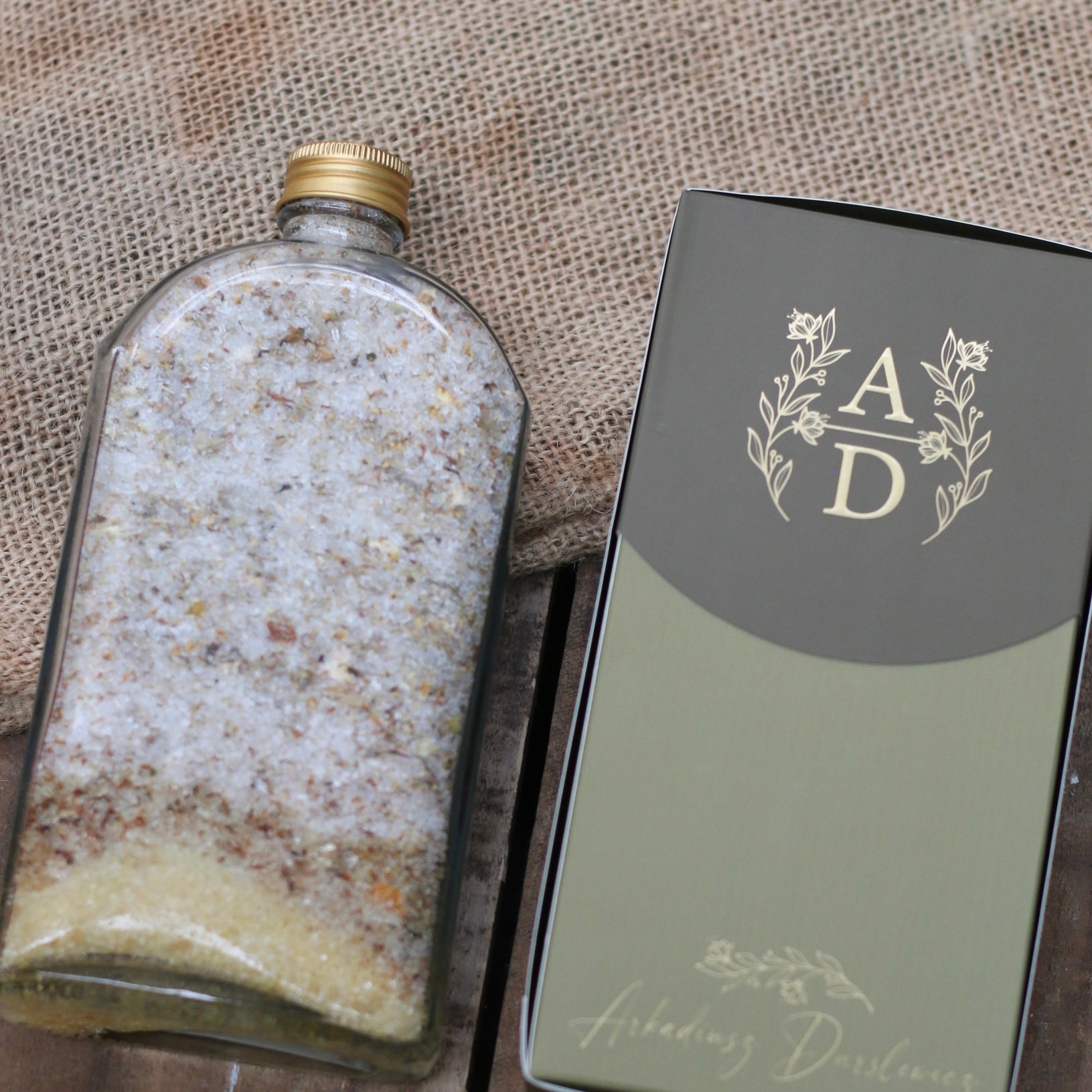 AD - Chamomile &amp; Elderflower Bath Salts - The Flower Crate