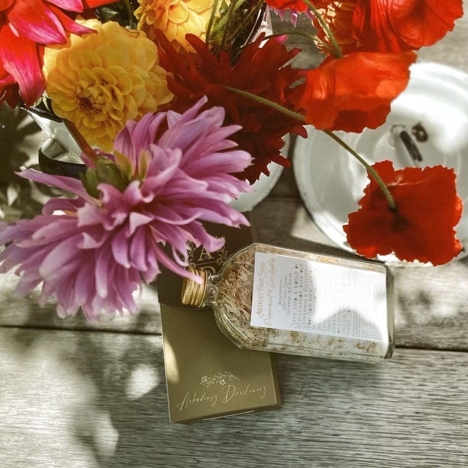 AD - Peppermint &amp; Eucalyptus Foot Soak - The Flower Crate