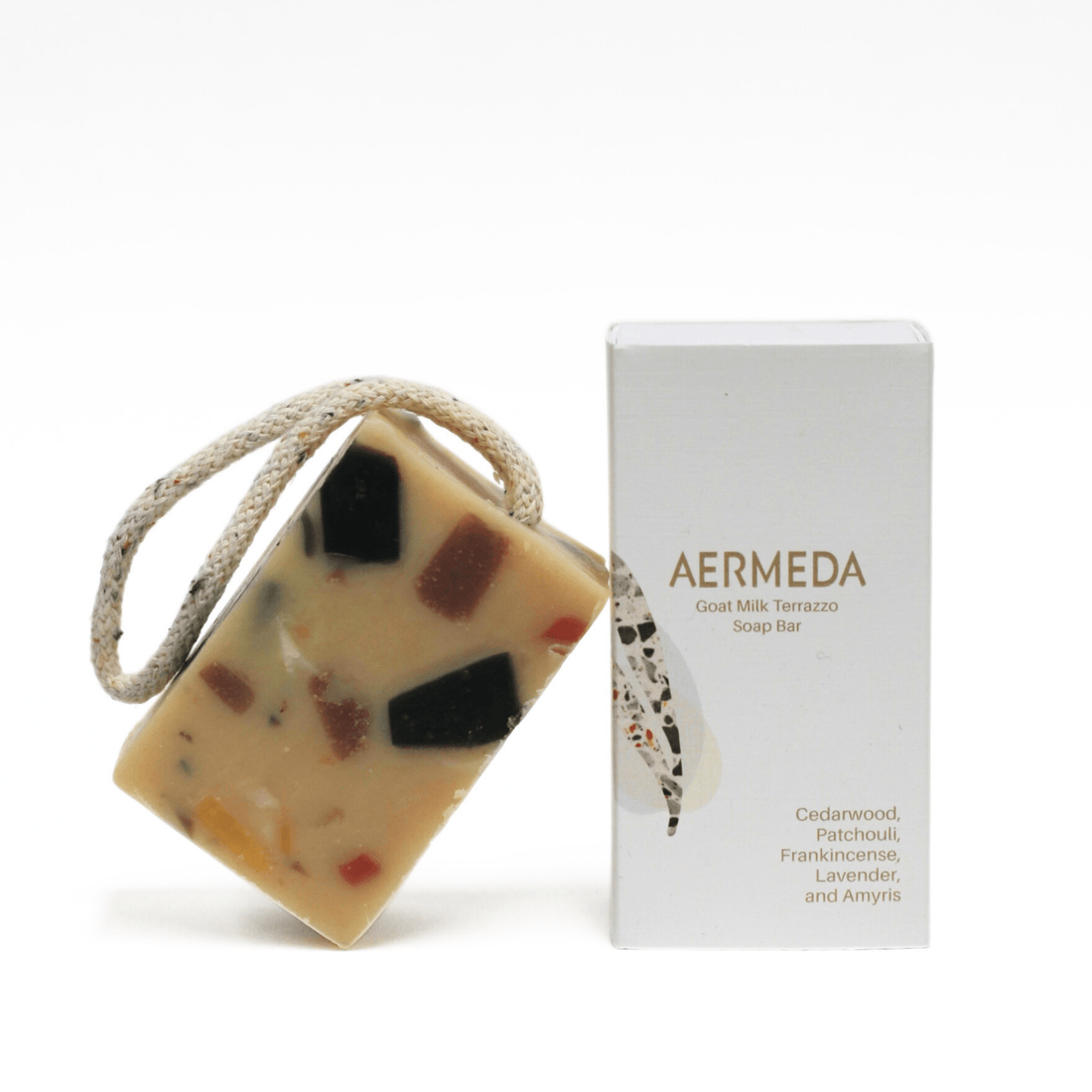 Aermeda - Terrazzo Soap on Rope - The Flower Crate