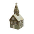 Alsace Tea Light - Olive Green Church - The Flower Crate