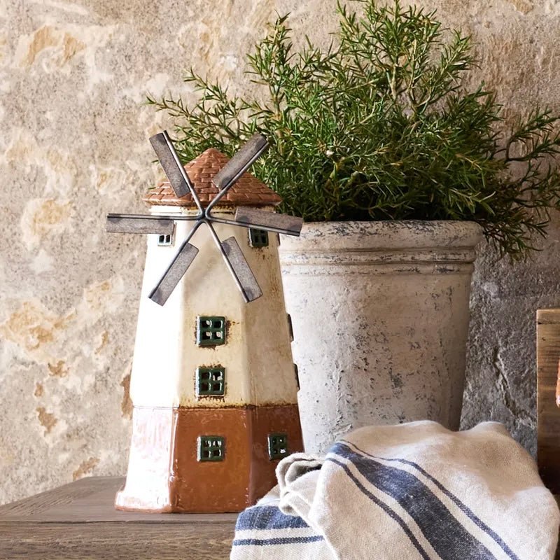 Alsace Tea Light Village - Cotswold Windmill - The Flower Crate