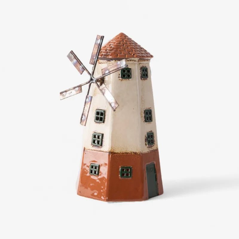 Alsace Tea Light Village - Cotswold Windmill - The Flower Crate