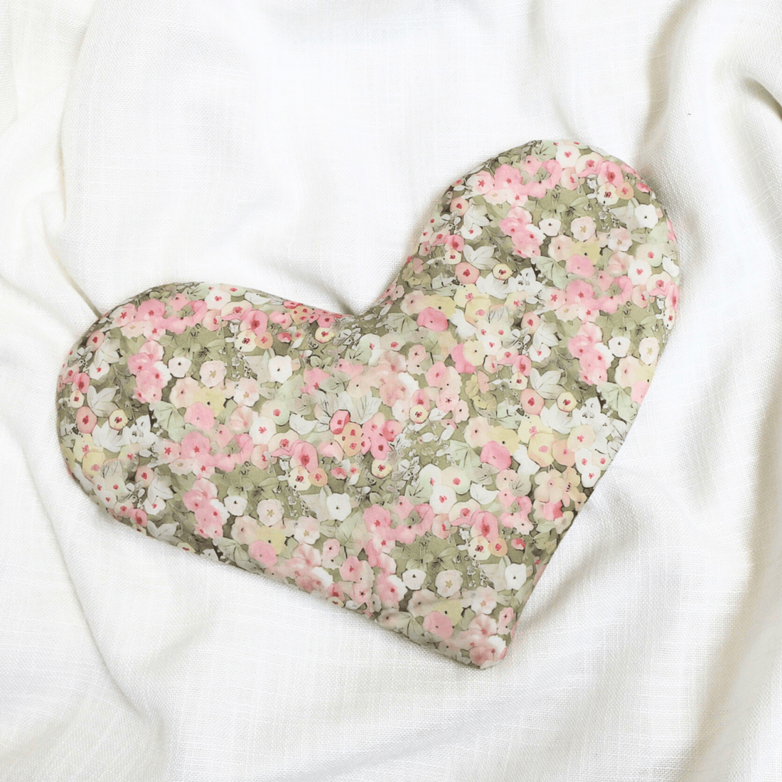 Amanda Alexander - Aromatherapy Heart Wheat Bag, Watercolours - The Flower Crate